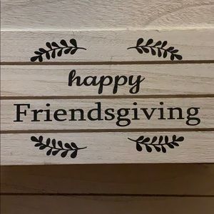 Wooden Friendsgiving Storage Boxes